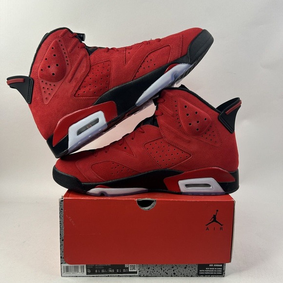 Nike Shoes Air Jordan 6 Retro “Toro Bravo/Varsity Red” 2024 - Picture 3 of 5